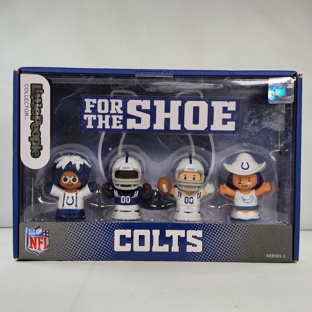 New Fisher-Price Little People Collector NFL Indianapolis Colts Figure Set HNJ45 - Picture 1 of 10